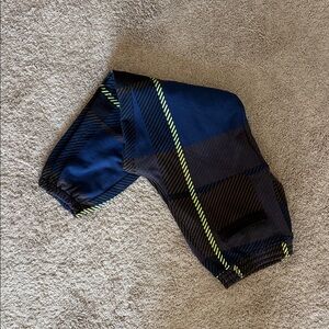 Adidas IVY PARK Allover Print Sweatpants Unisex Size X Large Tartan Plaid